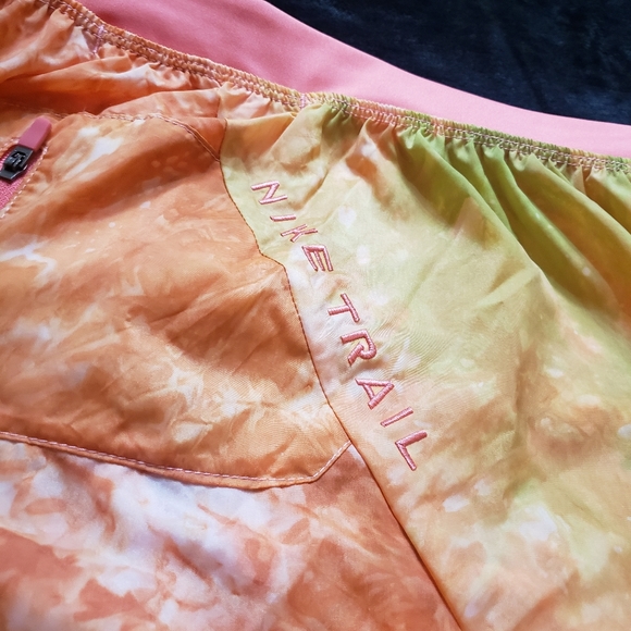 Nike Running Shorts Womens color Pink/Orange  DX1021-611 Size Large - Picture 4 of 8